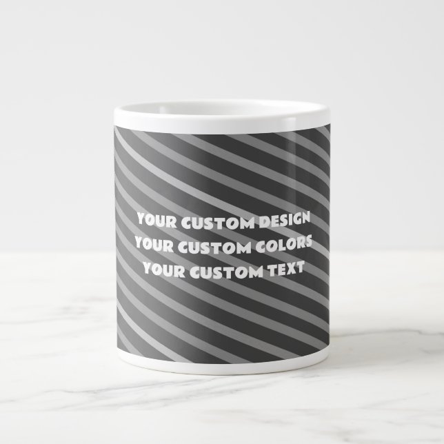Create Your Own Custom Personalized Large Coffee Mug (Front)