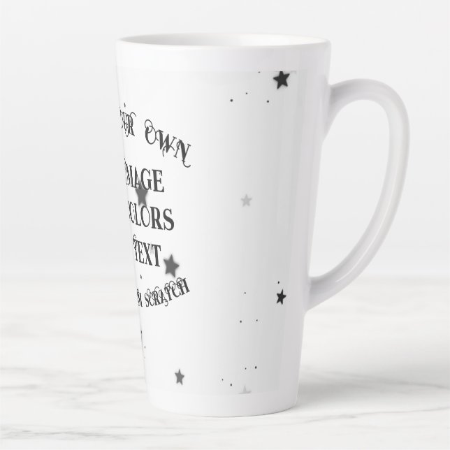 Create Your Own Custom Personalized Latte Mug (Right)