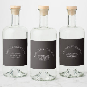 Create Your Own Custom Personalized Liquor Bottle Label