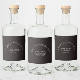 Create Your Own Custom Personalized Liquor Bottle Label