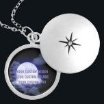 Create Your Own Custom Personalized Locket Necklace<br><div class="desc">Customize this product by adding your own images and text and choosing your favourite fonts and colours. Visit Lit Luminaries on Zazzle to view our entire collection of easy to personalize,  high quality products!</div>