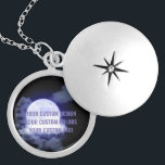 Create Your Own Custom Personalized Locket Necklace<br><div class="desc">Customize this product by adding your own images and text and choosing your favourite fonts and colours. Visit Lit Luminaries on Zazzle to view our entire collection of easy to personalize,  high quality products!</div>