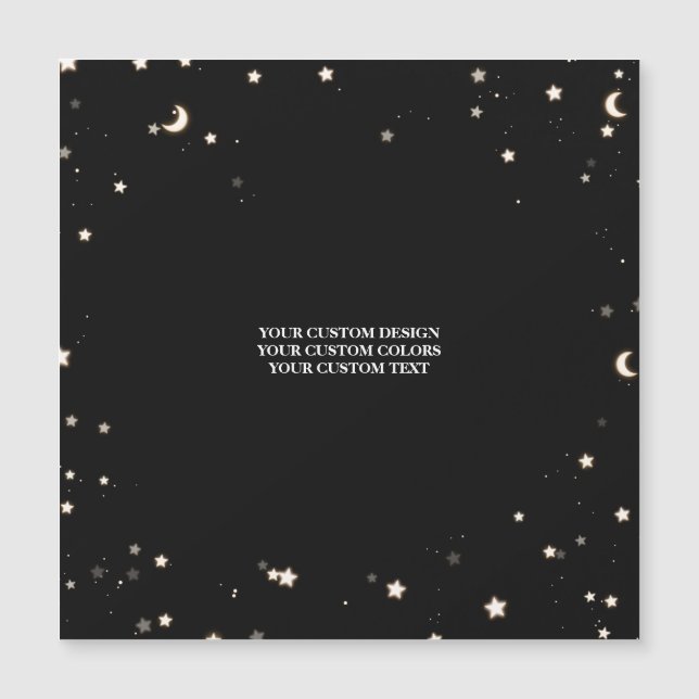 Create Your Own Custom Personalized Magnetic Card (Front)