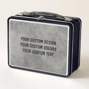 Create Your Own Custom Personalized Metal Lunch Box