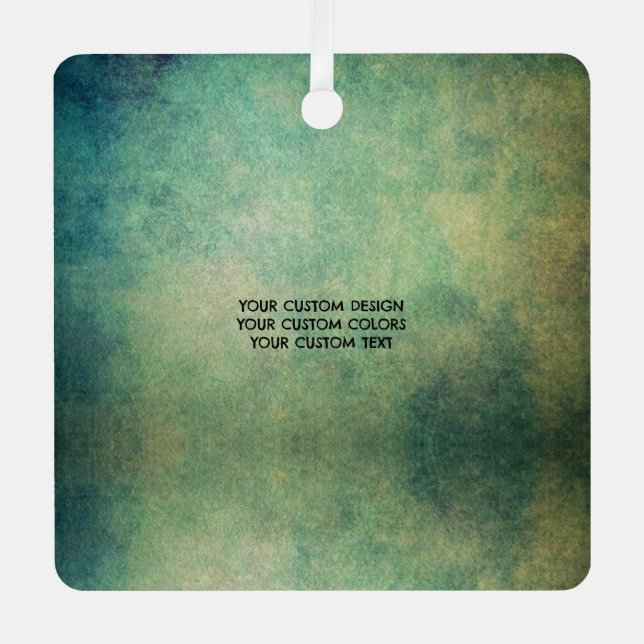 Create Your Own Custom Personalized Metal Ornament (Front)