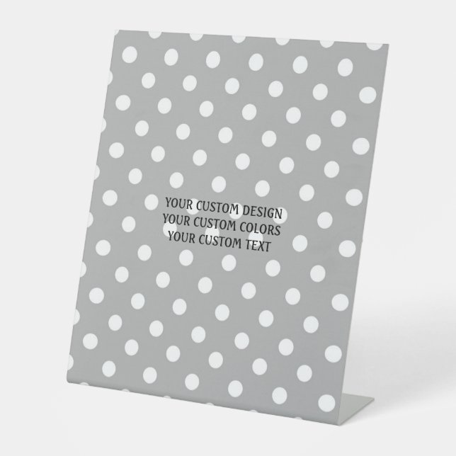 Create Your Own Custom Personalized Pedestal Sign (Front)