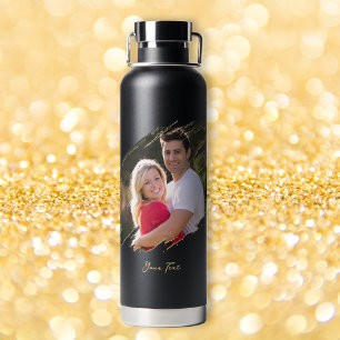 Create Your Own Custom Personalized Photo and Text Water Bottle
