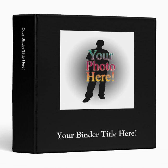 Create Your Own Custom Personalized Photo Binder (Front/Spine)