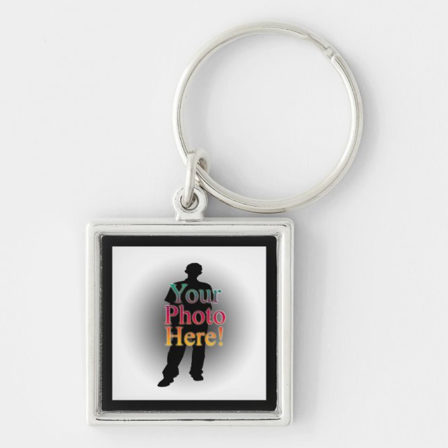Create Your Own Custom Personalized Photo Keychain (Front)