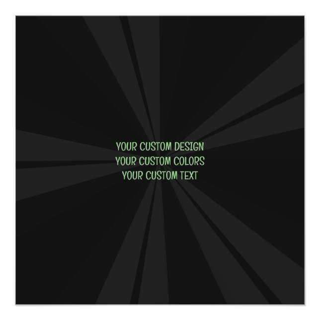 Create Your Own Custom Personalized Photo Print (Front)