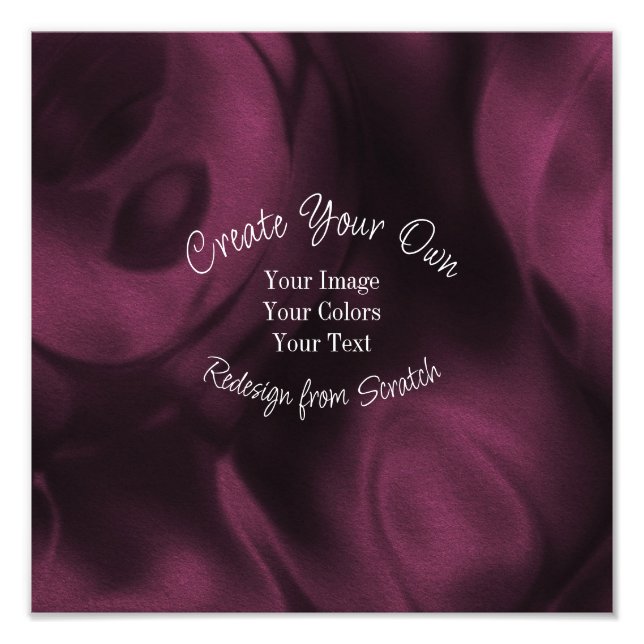 Create Your Own Custom Personalized Photo Print (Front)