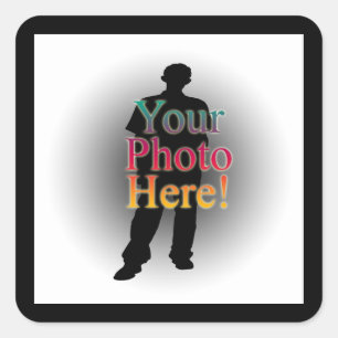 Create Your Own Custom Personalized Photo Square Sticker