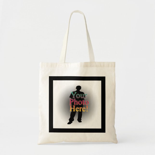 Create Your Own Custom Personalized Photo Tote Bag (Front)
