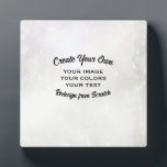 Create Your Own Custom Personalized Plaque<br><div class="desc">Background shown: White Wedding

Create your own custom high quality stuff!

Customize this item with your own personalized text or redesign entirely from scratch by replacing our image with your own.</div>