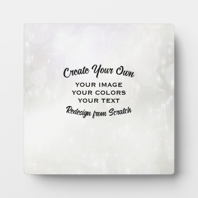 Create Your Own Custom Personalized Plaque (Front)