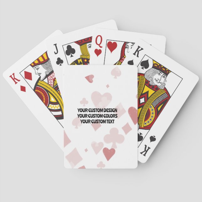 Create Your Own Custom Personalized Playing Cards (Back)