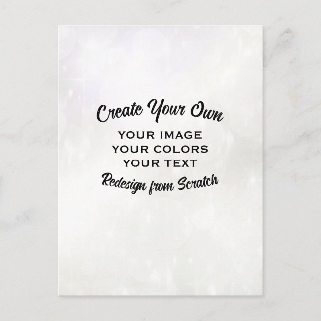 Create Your Own Custom Personalized Postcard (Front)