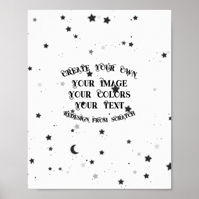 Create Your Own Custom Personalized Poster (Front)