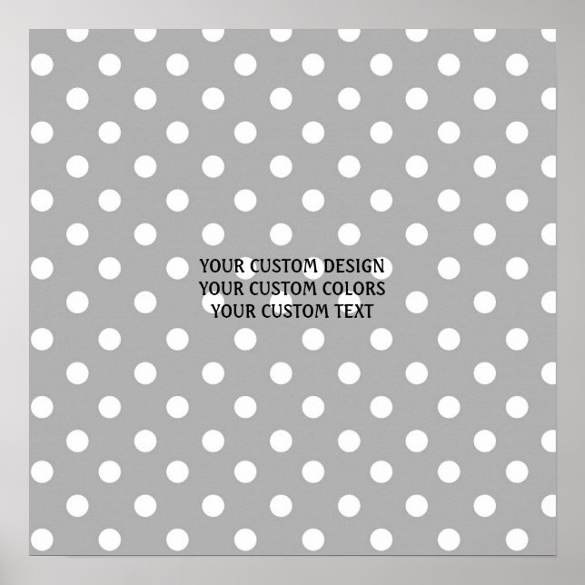 Create Your Own Custom Personalized Poster (Front)