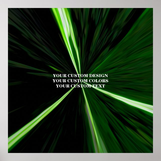 Create Your Own Custom Personalized Poster (Front)