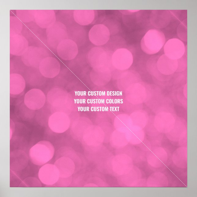 Create Your Own Custom Personalized Poster (Front)