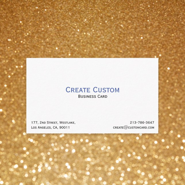Create Your Own Custom Personalized Professional Business Card (Create Your Own Custom Personalized Professional Business Card)