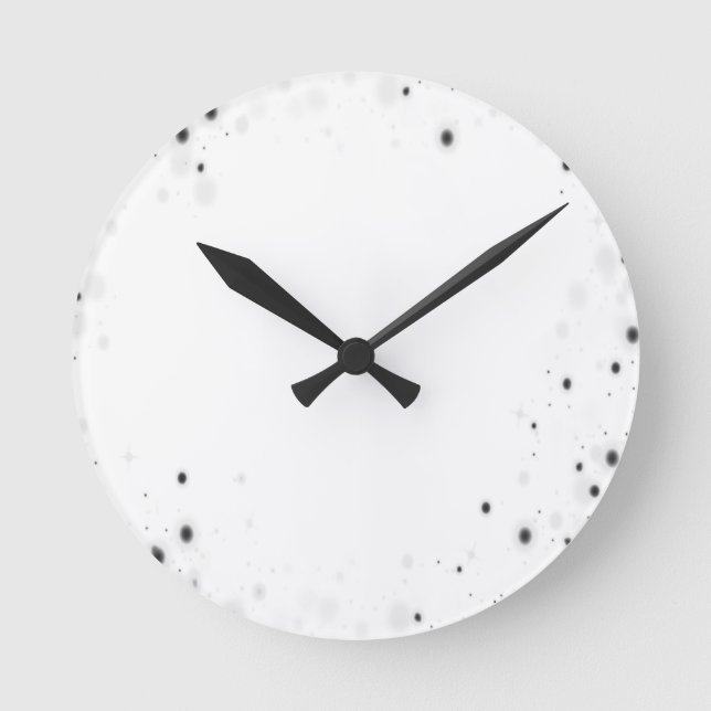 Create Your Own Custom Personalized Round Clock (Front)