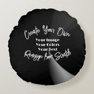 Create Your Own Custom Personalized Round Pillow