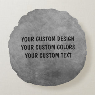 Create Your Own Custom Personalized Round Pillow