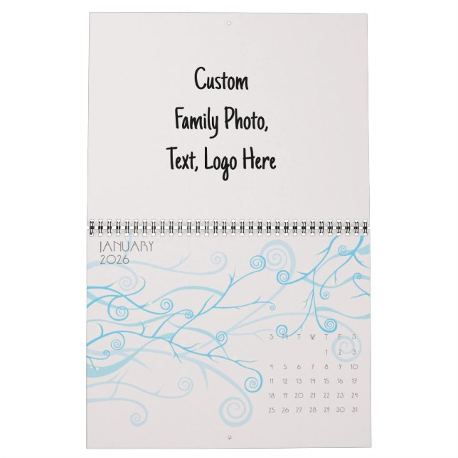 Create Your Own Custom Personalized Sakura Deco Calendar (Jan 2026)