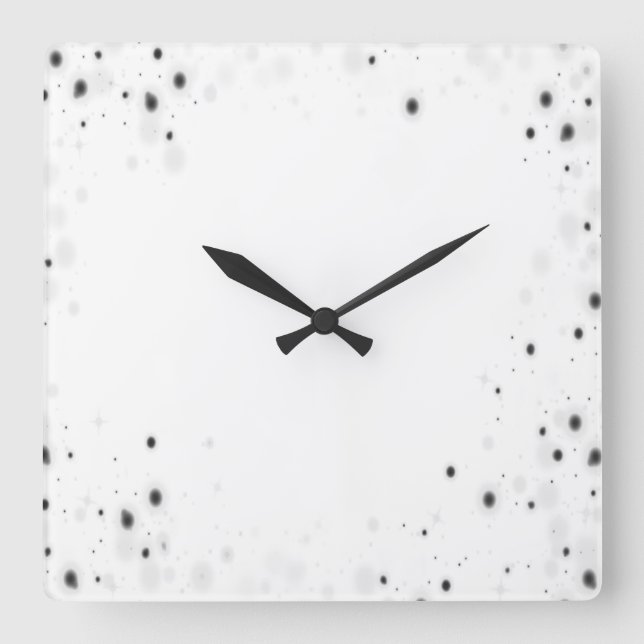 Create Your Own Custom Personalized Square Wall Clock (Front)