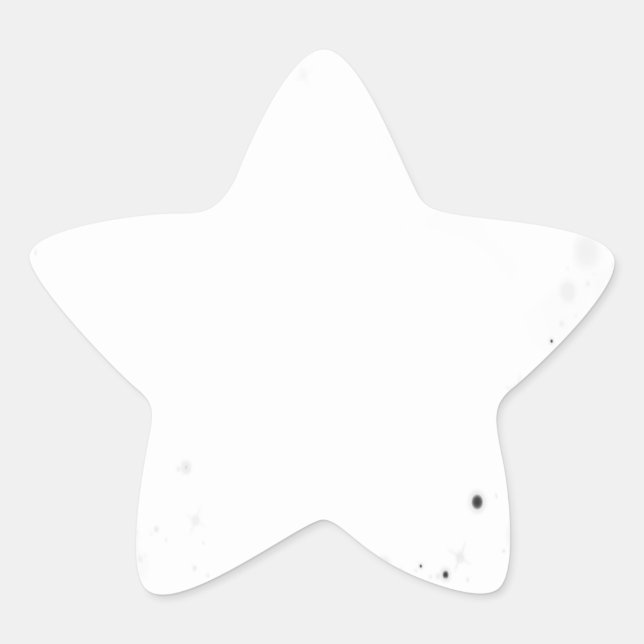 Create Your Own Custom Personalized Star Sticker (Front)
