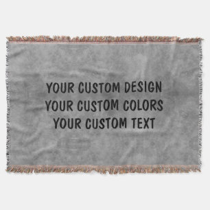 Create Your Own Custom Personalized Throw Blanket