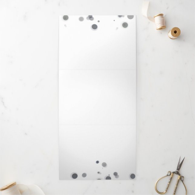 Create Your Own Custom Personalized Tri-Fold Invitation (Outside)