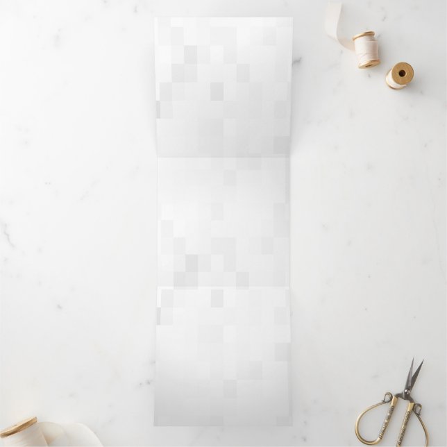 Create Your Own Custom Personalized Tri-Fold Invitation (Inside)