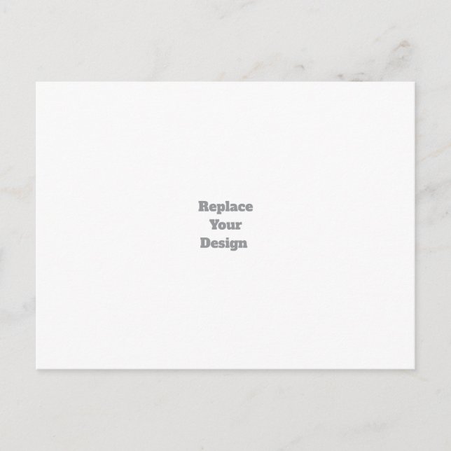 Create Your Own custom personalized﻿ Wedding Announcement Postcard (Front)