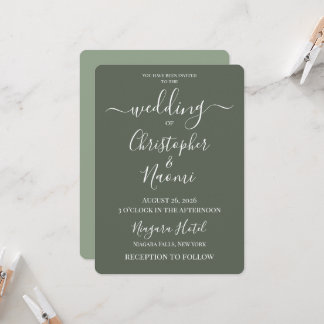 Create Your Own Custom Personalized Wedding Invitation