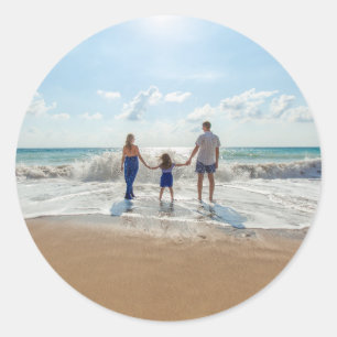 Create Your Own Custom Photo Classic Round Sticker