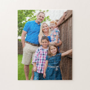Create Your Own   Custom Photo Family Keepsake Jigsaw Puzzle
