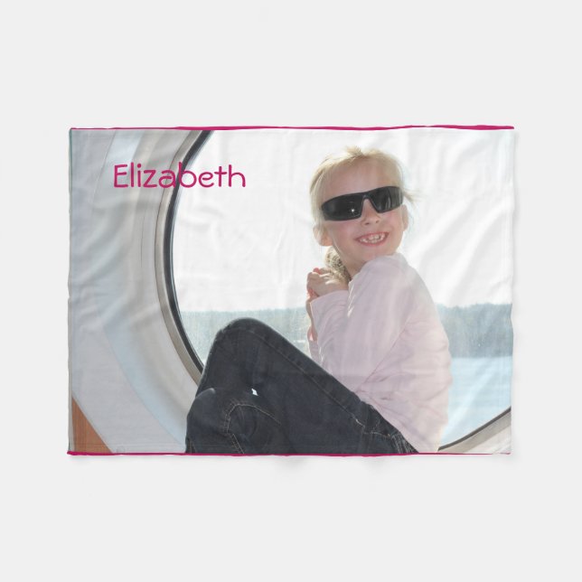 Create-Your-Own-Custom Photo | Fleece Blanket (Front (Horizontal))