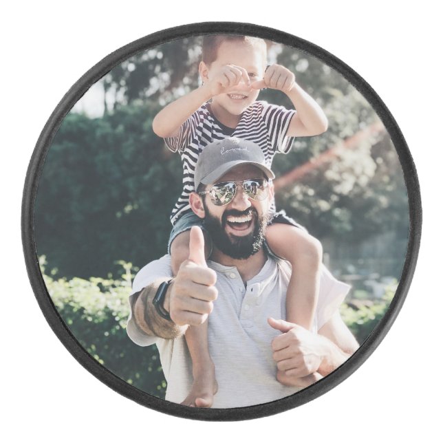 Create Your Own Custom Photo Hockey Puck (Front)