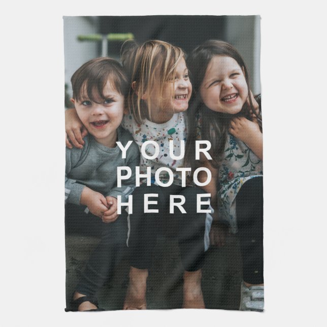 Create Your Own Custom Photo Kitchen Towel (Vertical)