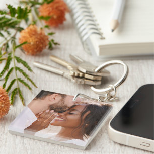 Create Your Own Custom Photo Modern Picture Keychain