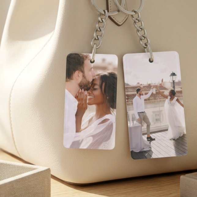 Create Your Own Custom Photo Modern Picture Keychain (Creator Uploaded)