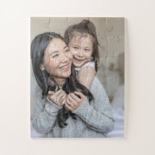 Create Your Own Custom Photo Mommy and Me Jigsaw Puzzle