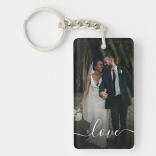 Create Your Own Custom Photo Newlywed Wedding Keychain