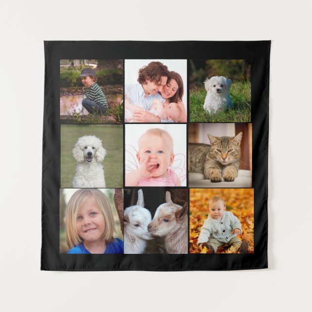 Create Your Own Custom Photo Personalized Tapestry (Front)
