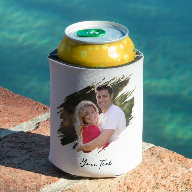 Create Your Own Custom Photo Text Beer Can Cooler (Create Your Own Custom Photo Text Beer Can Cooler)