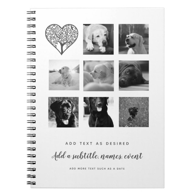 Create Your Own Custom Photo TXT Journal ANY Event (Front)