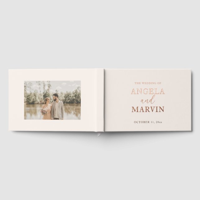 Create Your Own Custom Photo Wedding Guest Book (Full)